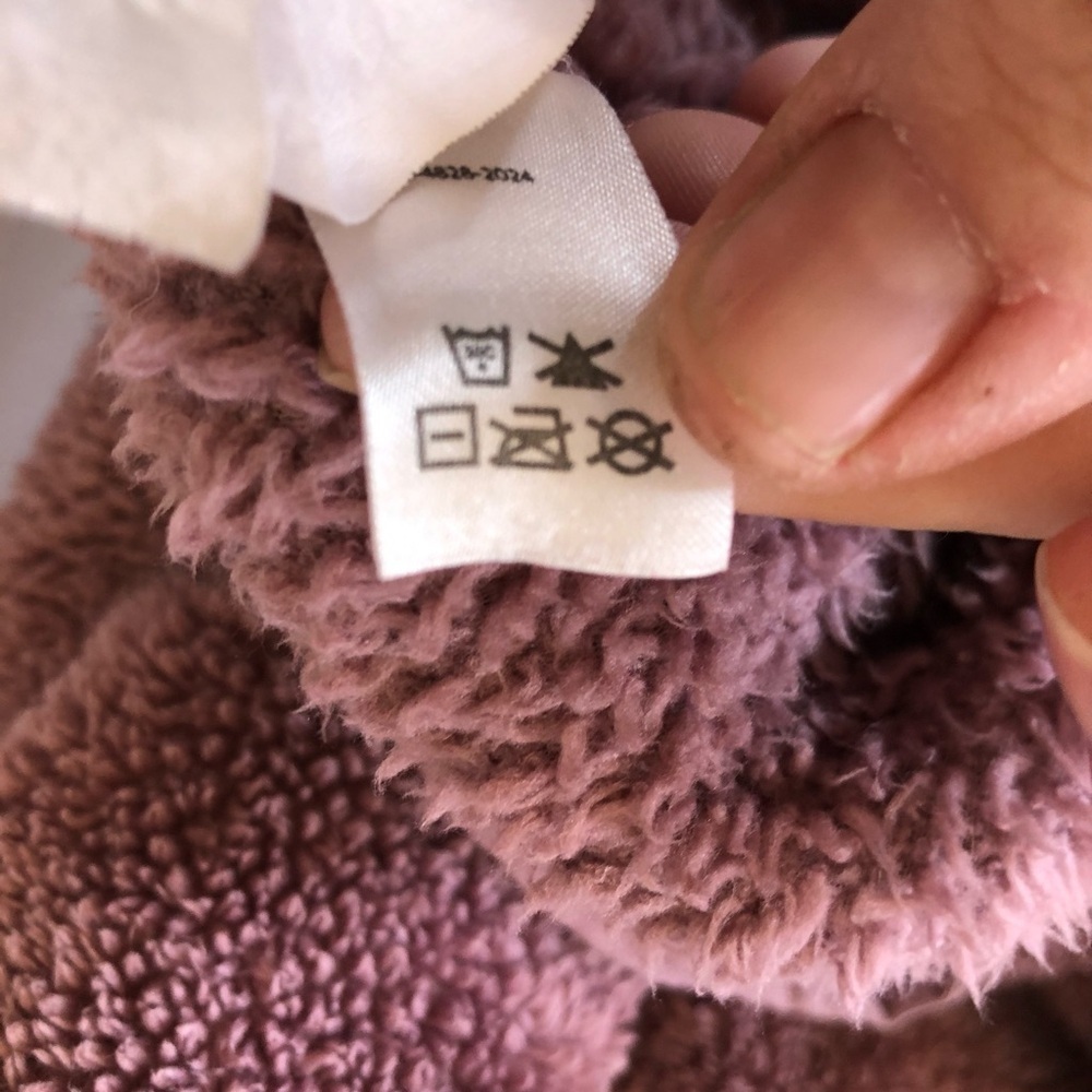 Bluenotes Dusty Rose Hooded Sweater Plush and Cozy - Picture 9 of 11